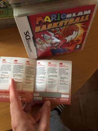 Caja Mario Slam Basketball Nintendo DS