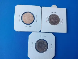 3 Monedas 20 Peniques Inglaterra