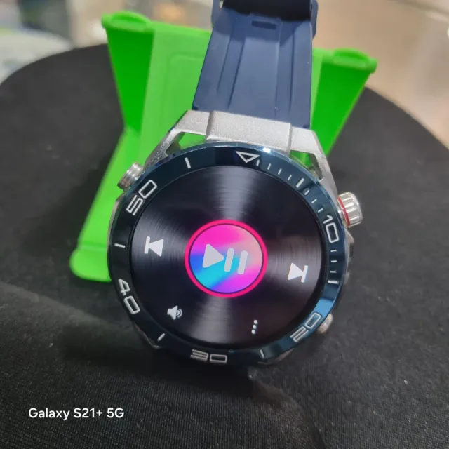 Smartwatch Android IP67 Azul/Plata pantalla 1.55