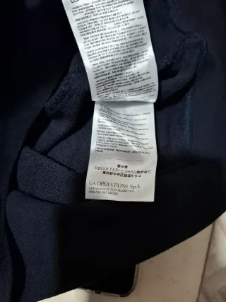 Armani Exchange felpa con cappuccio blu XS