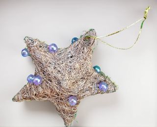 Adornos Navideños Trineo con Reno Estrella y bola