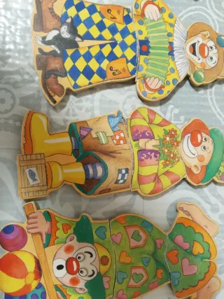 Puzzle de circo intercambiable