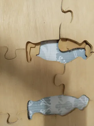 Puzzle de circo intercambiable