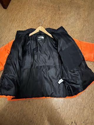 Chaqueta The North Face Naranja y Negra