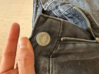 pantalon vaquero gris zara tipo skinny/slim fit