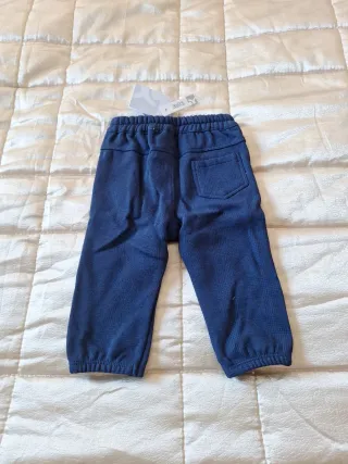 Pantaloni bimbo 3 mesi blu nuovo