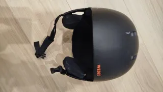 Casco esquí niño Talla XS y bastones leki