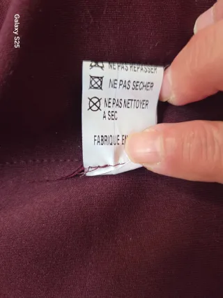 Chaqueta antelina burdeos T S Drole de Copin