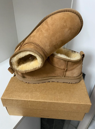 UGG Stivali da Neve Tg 37 Beige/Marrone