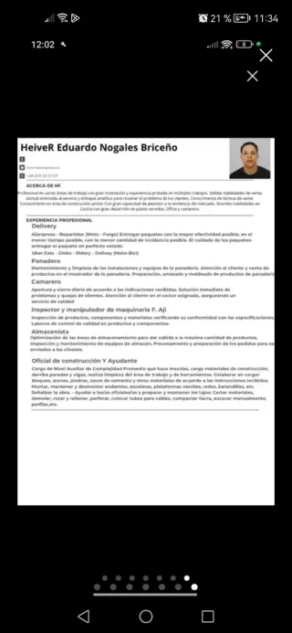 Busco Trabajo ( Con Papeles)