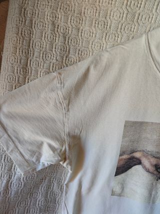 Camiseta manga corta pull&Bear mujer talla M cuadr