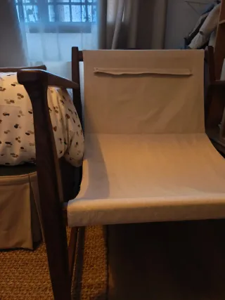 Butaca Zara Home Lino y Madera