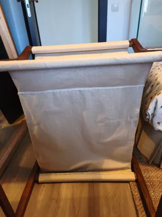 Butaca Zara Home Lino y Madera