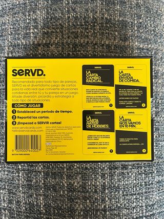 Juego Servd Parejas SIN USAR