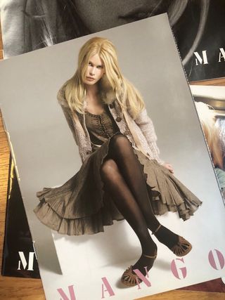 Revistas Mango 2005 con Claudia Schiffer