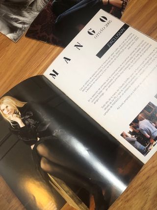 Revistas Mango 2005 con Claudia Schiffer