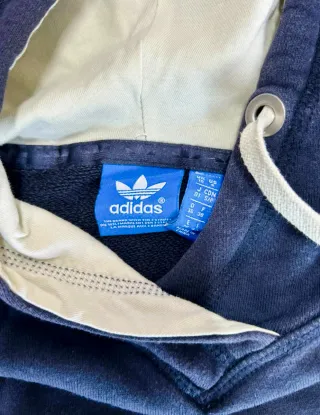 Felpa Adidas Nera con Cappuccio