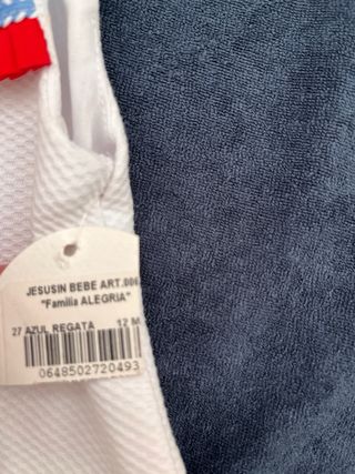 Vestido verano y braguita, 12 meses