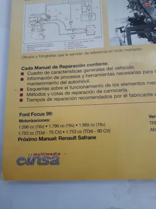 Manual Reparación Ford Focus 99