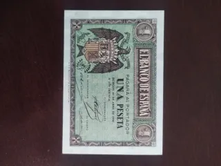 1 Peseta 1938 Banco de España SC