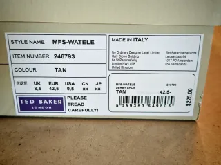 Zapatos Ted Baker Marrones Talla 42.5