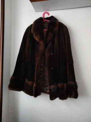 Chaquetón de pelo talla 42