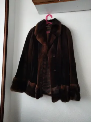 Chaquetón de pelo talla 42