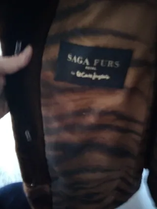 Chaquetón de pelo talla 42