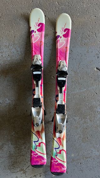 Esquís infantiles Elan 100cm palos incluidos