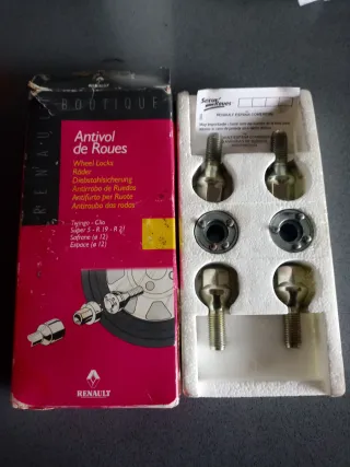 Antivol todnillos Ruedas Renault super 5, R19,R21,
