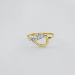 Anillo Oro 18K con Circonitas