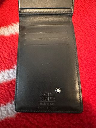 Cartera Montblanc original Bernard Shaw Negra