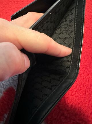 Cartera Montblanc original Bernard Shaw Negra