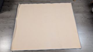 Alfombra infantil IKEA estrellas gris