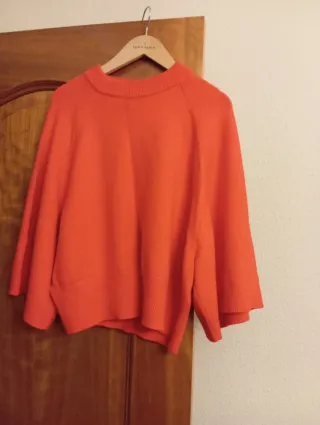 Jersey Zara Naranja Tallas Única