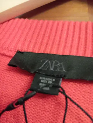 Jersey Zara Naranja Tallas Única