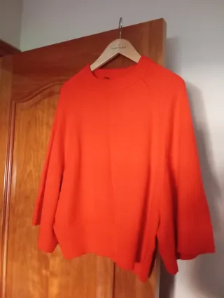Jersey Zara Naranja Tallas Única