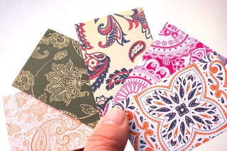 Sobres pequeños hechos a mano