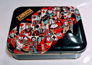 Caja Lata Vintage Modiano Cartas Bridge