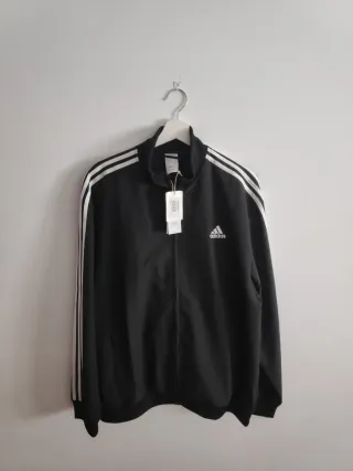 Chándal Adidas Negro Rayas Blancas