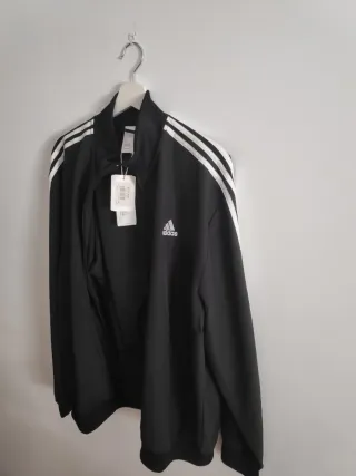 Chándal Adidas Negro Rayas Blancas