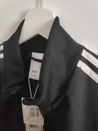 Chándal Adidas Negro Rayas Blancas