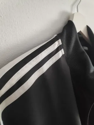 Chándal Adidas Negro Rayas Blancas