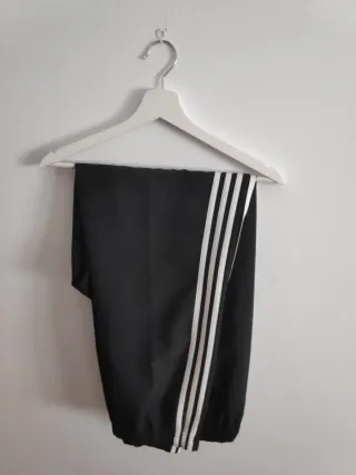 Chándal Adidas Negro Rayas Blancas