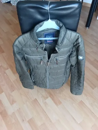 Chaqueta BXS acolchada verde militar Talla M