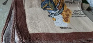 Canovaccio cotone cagnolini beige/marrone