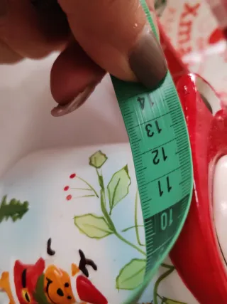 Set ciotoline natalizie e tegliera