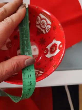 Set ciotoline natalizie e tegliera