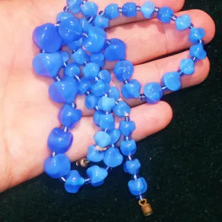 Collana vintage Lucite