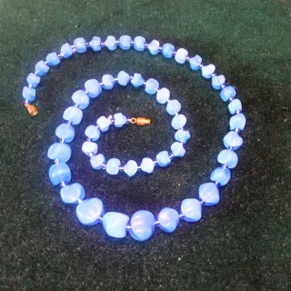 Collana vintage Lucite